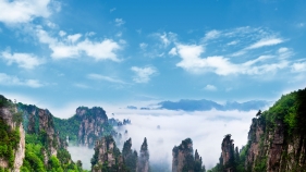天子山索道核心景点：画仙陶醉观景台