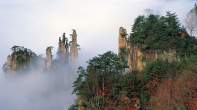 天子山索道核心景点：西海峰林